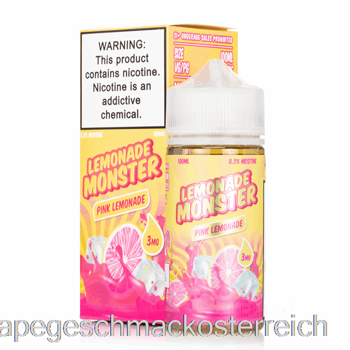 Rosa Limonade - Limonadenmonster - 100ml 0mg Vape-Geschmack